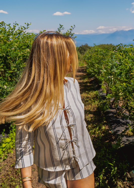 pijama em linho jacinto caine