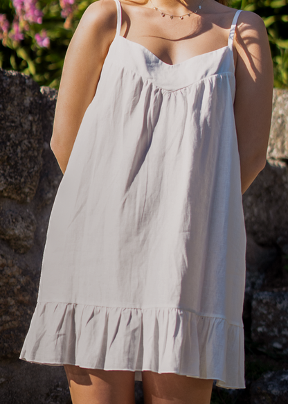 camisa de linho lirio caine