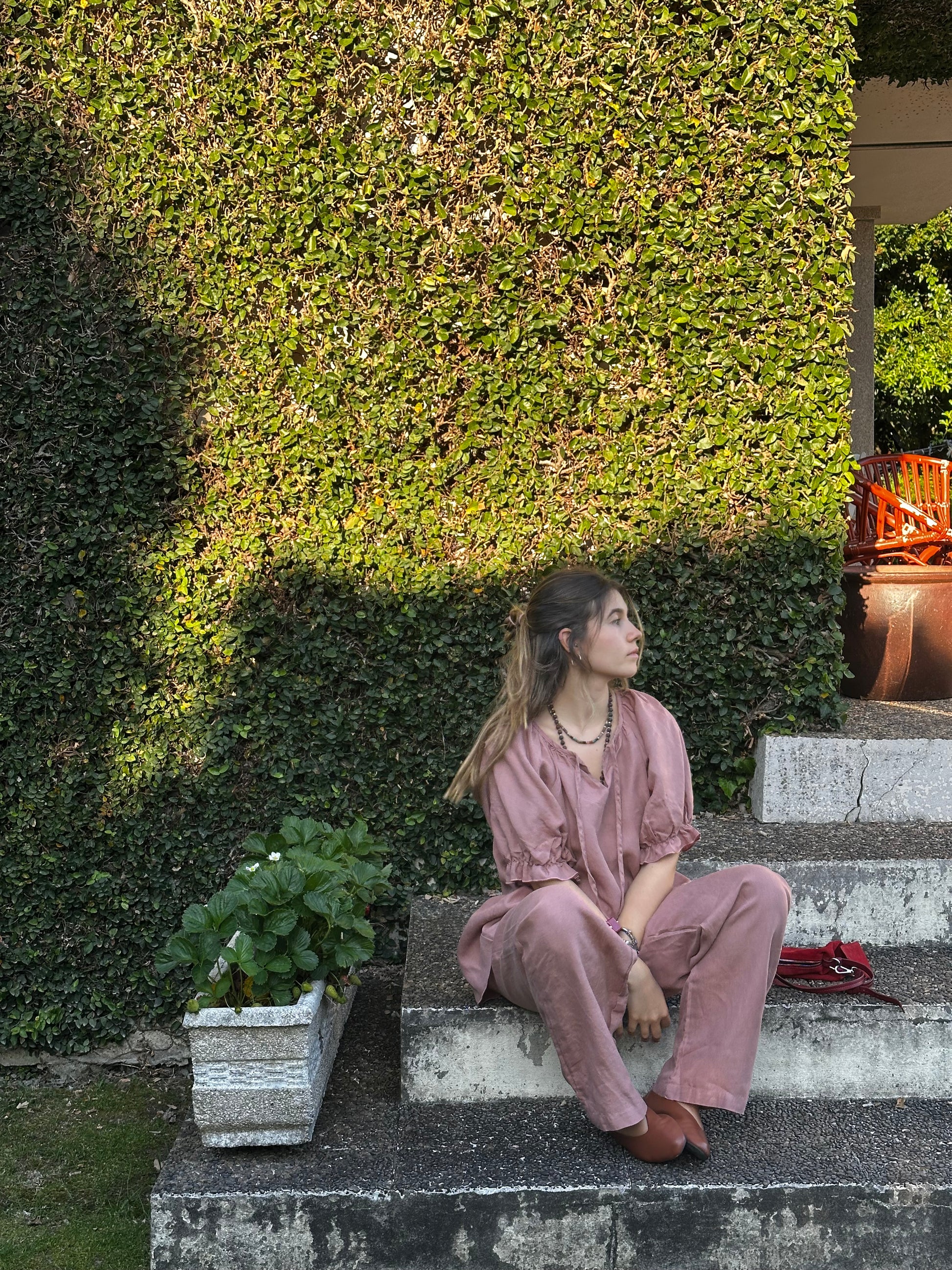 Conjunto Mykonos Caine Sleepwear Rosa