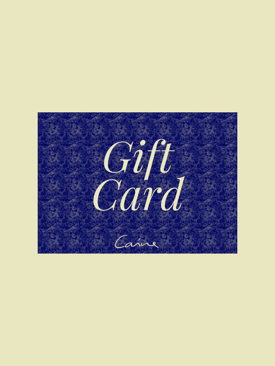gift card caíne