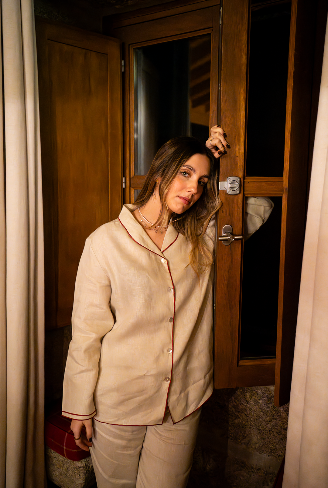 pijama de linho casa c2 caíne