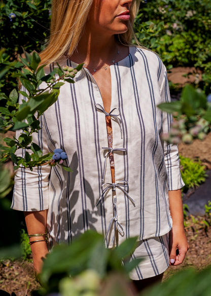 pijama em linho jacinto caine