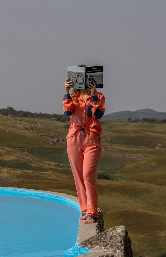 pijama em algodão raiz caine