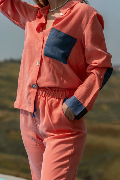 pijama em algodão raiz caine